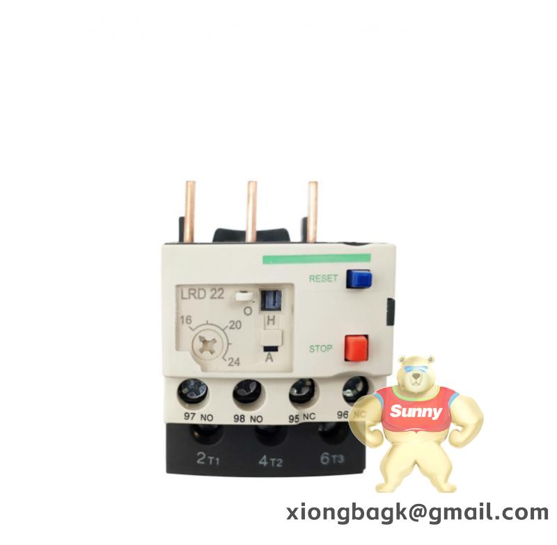 lrd22_schneider_electric_ovrload_relay.jpg Schneider Electric LRD22 Overload Relay - TeSys, Motor Protection, 16…24A, 690V AC