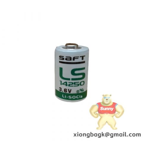 Saft Power Systems LS142503.6V PRAM Battery, Lithium-Ion, High Capacity, Industrial Controls