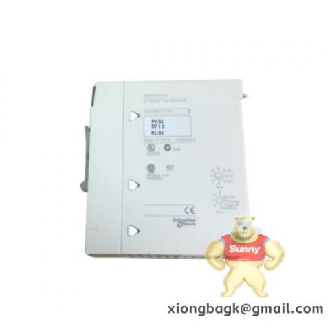 Schneider Quantum-Q 140CRA21110CDIO Station Adapter & Power Supply, 115/230 VAC, Independent, 3A, Single Cable, Coated Protection