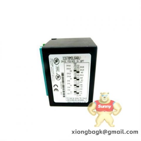 GE IC670MDL640 - 16-Channel Discrete Output Module for Industrial Automation Systems