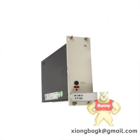 HIMA F7126 Power Supply Module, Designed for Industrial Automation
