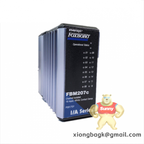 FOXBORO FBM207C RH917GY System Module, Industrial Control Solutions
